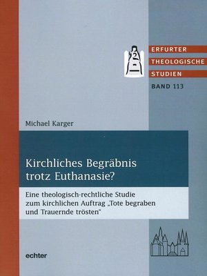 cover image of Kirchliches Begräbnis trotz Euthanasie?